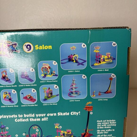 Tyco Skate City n the Roller Girls Salon Playset Vintage 1996 New 90s Toy 2088-1 - Picture 10 of 16